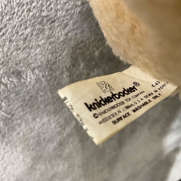 Vintage Knickerbocker Honey Bunny Animals Of Distinction Stuffed Plush Toy 11” - Picture 3 of 7